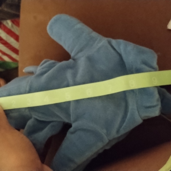 ∆VTG Plush Creations Inc Blue Dinosaur Hand Puppet Full Body Glove - Picture 14 of 16